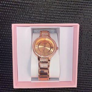 Rose gold pink watch from Kohl’s!
